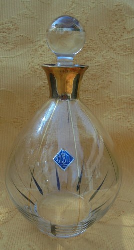 Ancienne jolie carafe à - et,