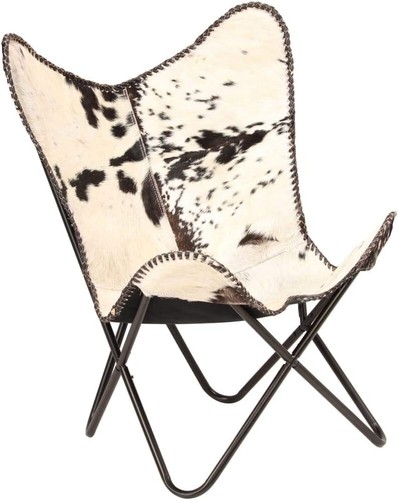 Fauteuil lounge papillons cuir - lounge,