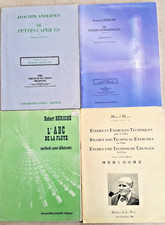 Lot de 4 livres de solfège pour flute traversière