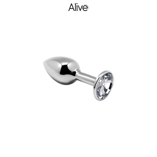 Plug anal métal bijou rosebud - métal,
