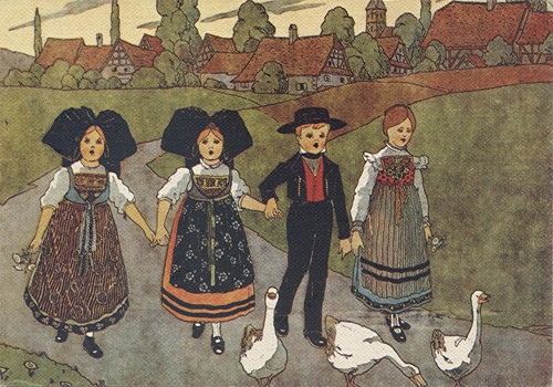 Carte postale hansi - postale, c'est
