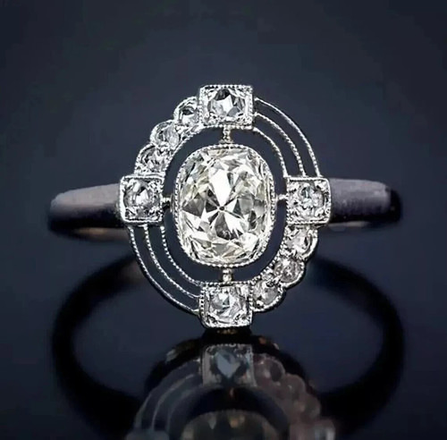 Bague fiançailles art - bague, de