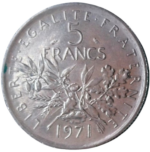 France pièce monnaie 5 - france, de