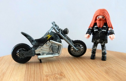 Playmobil moto course - moto,