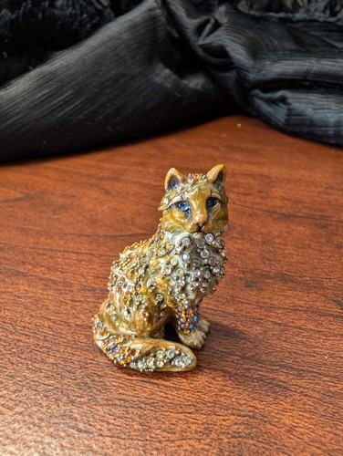 Jay cat figurine swarovski - figurine,
