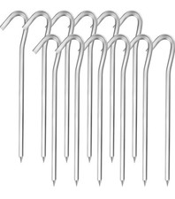 12 Piquets Tente Aluminium