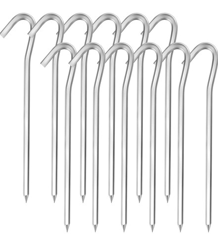 Piquets tente aluminium - 12,