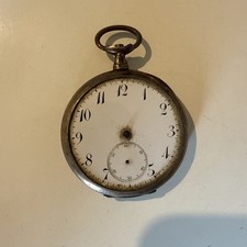 Montre à Gousset, MUGUET, Argent 800 , à Restaurer