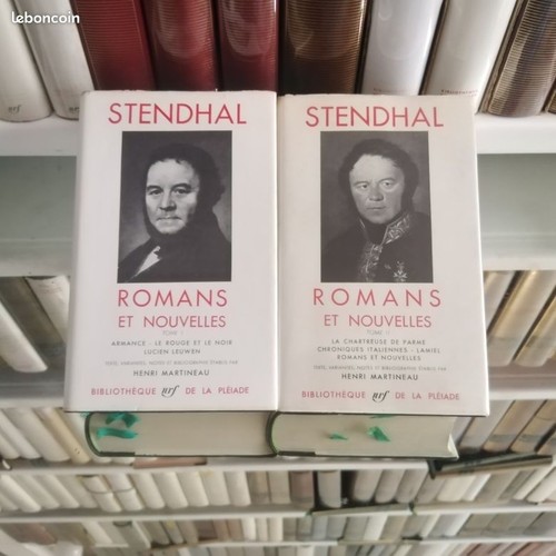 Pléiade stendhal romans - stendhal,,