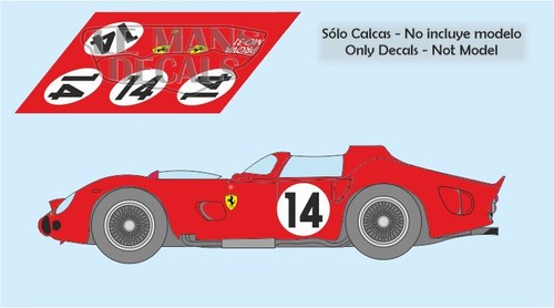 Autocollants ferrari 330 tri - autocollants,