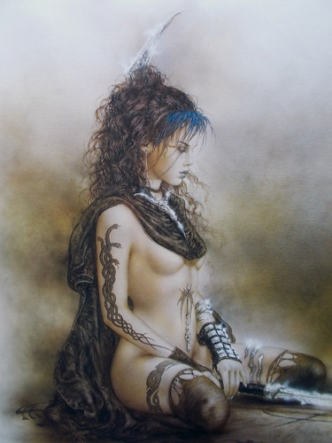 Luis royo pin - print,