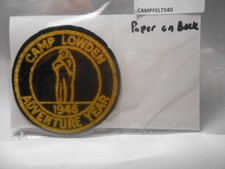 FELT CAMP PATCH CAMP LOWDEN