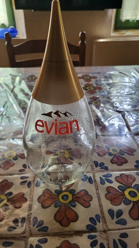 Bouteille vide collector evian - bouteille,