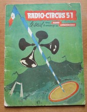 Programme cirque  radio Circus 1951 radio luxembourg Zappy Max  17 attractions 
