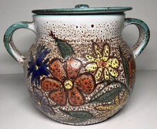 Grand Caquelon Décor Floral