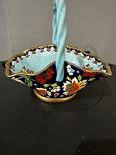Emaux de Longwy Panier ancien art déco