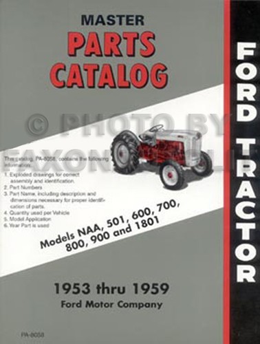 Ford tracteur pièces livre - ford,