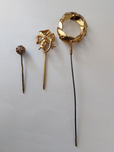 Epingles chapeau anciennes - a,