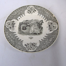 assiette fanchon 6 porcelaine