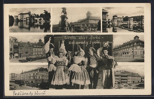 Carte postale podebrady - postale,
