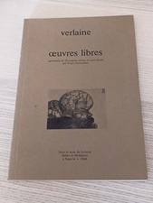 Livre oeuvres libres verlaine - libres,