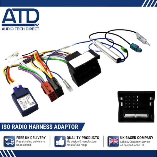 Adaptateur iso harnais câble - adaptateur,