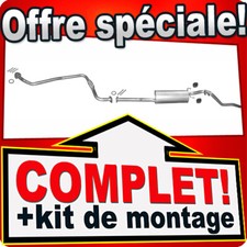 Ligne pot d'échappement pour TOYOTA HILUX 2.4 D 80/83CH 1988-1995 Silencieux