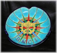 Cendrier BNCI en émaux de