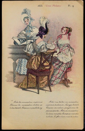 1900ca mode des années 1835 - -,