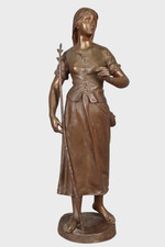 Eugène Marioton - bronze- Jeanne d'Arc