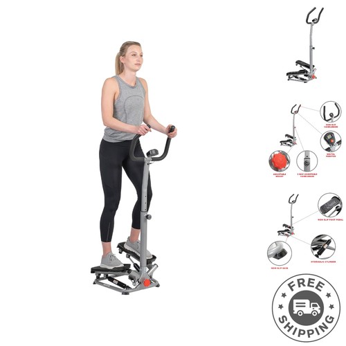 Adjustable twist stepper with - adjustable,