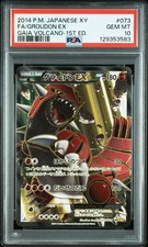 PSA 10 Pokemon 2014 XY Groudon