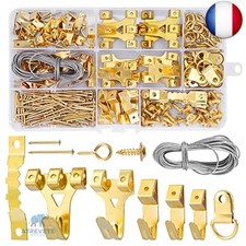 Crochet Pour Cadre Photo, DazSpirit 250 Pièces Kit de suspension de tableaux, 