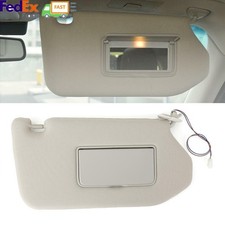 Right Sun Visor Gray With Light pour 13-18 Pathfinder Infiniti QX60 w/ Lamp FR'