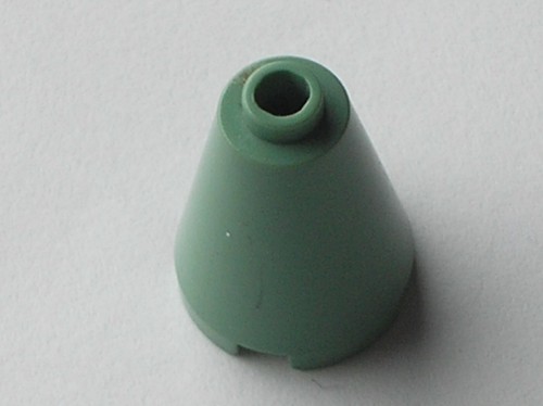 Lego sand green cone - sand,