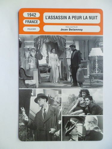Carte fiche cinema 1942 - fiche,