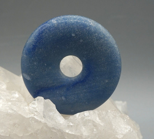 Blauquarz pendentif donut - blauquarz,