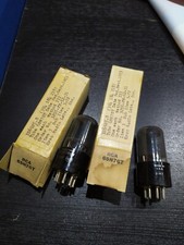 6SN7GT Tube RCA NOS Année 1953   PAIR MATCHED  Lot 2 Pièces   6SN7 GT  DepTir36