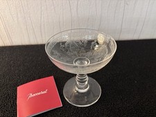 Coupes à champagne gravé modèle ? en cristal de Baccarat