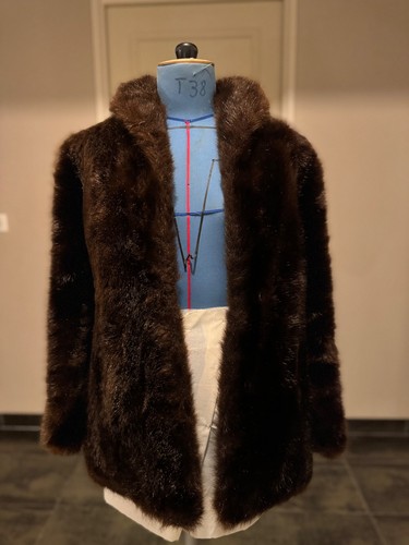 Manteau court fourrure - manteau, en
