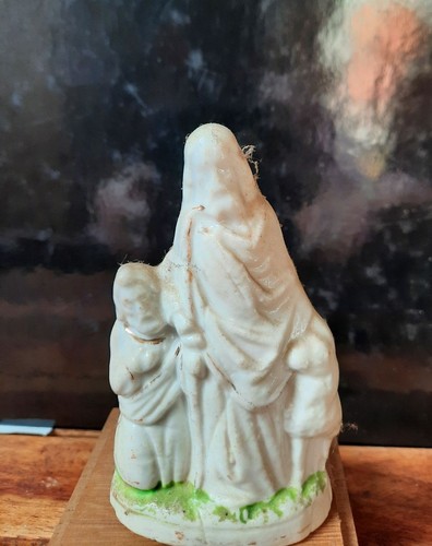 Ancienne statuette porcelaine - statuette,