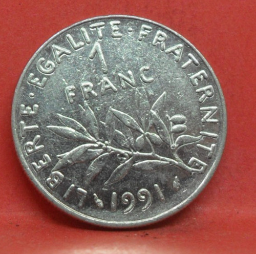 Pièce franc semeuse - 1991,