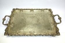 Grand Plateau Lourd En Bronze
