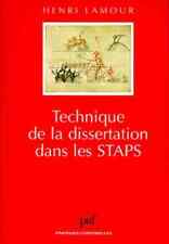 Technique de la dissertation dans les STAPS