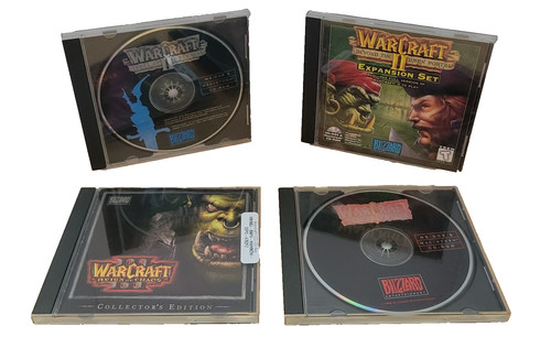 Lot warcraft cd rom - lot, 4