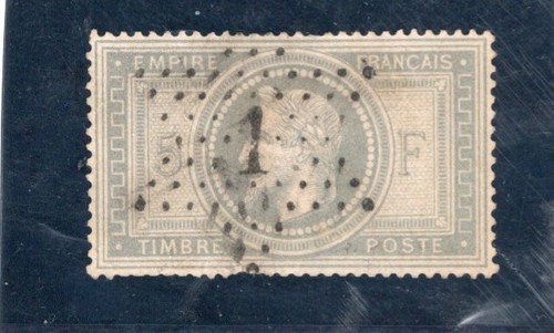 Timbre napoleon iii laure - laure., n°