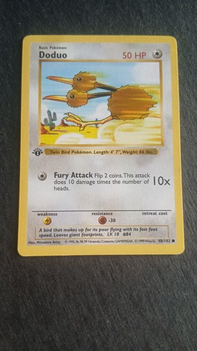 Carte pokemon doduo 102 - carte,