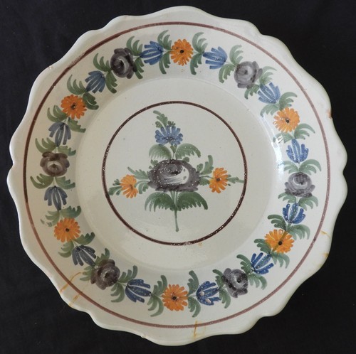 Assiette faïence décor - assiette,