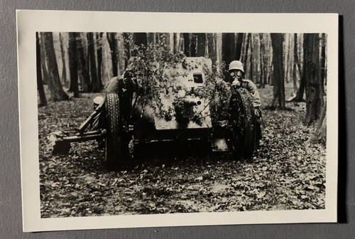 Photo ancienne ww2 canon - ancienne,