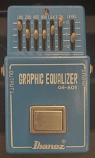 Pédale D'Equalizer Ibanez GE-601 Équaliseur graphique Ibanez GE-601 de  1981 